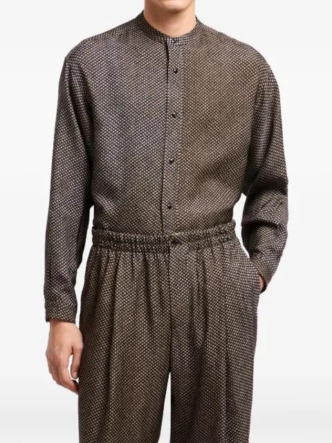 printed shirt jacket by GIORGIO ARMANI