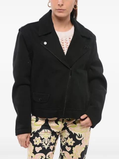 removable-sleeves cotton jacket by GIORGIO ARMANI