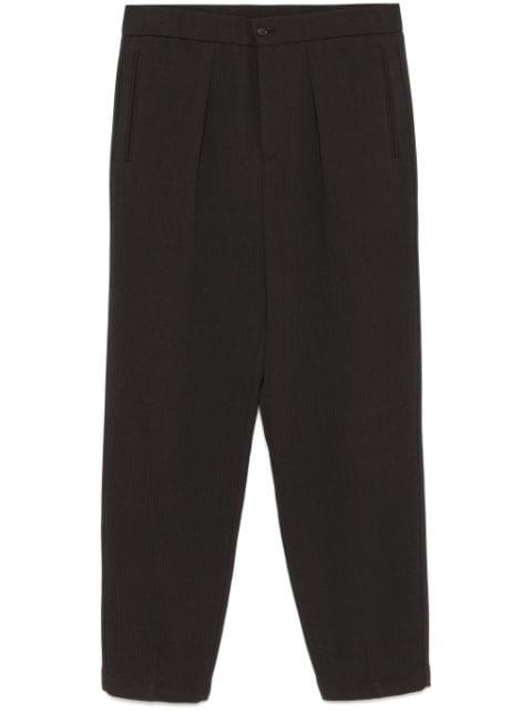 ribbed trousers by GIORGIO ARMANI