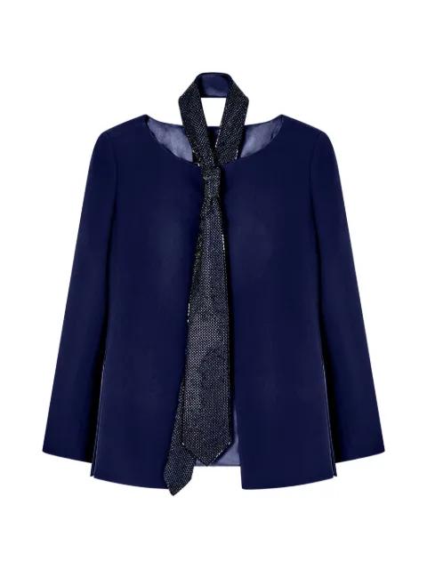 sequin tie jacket by GIORGIO ARMANI