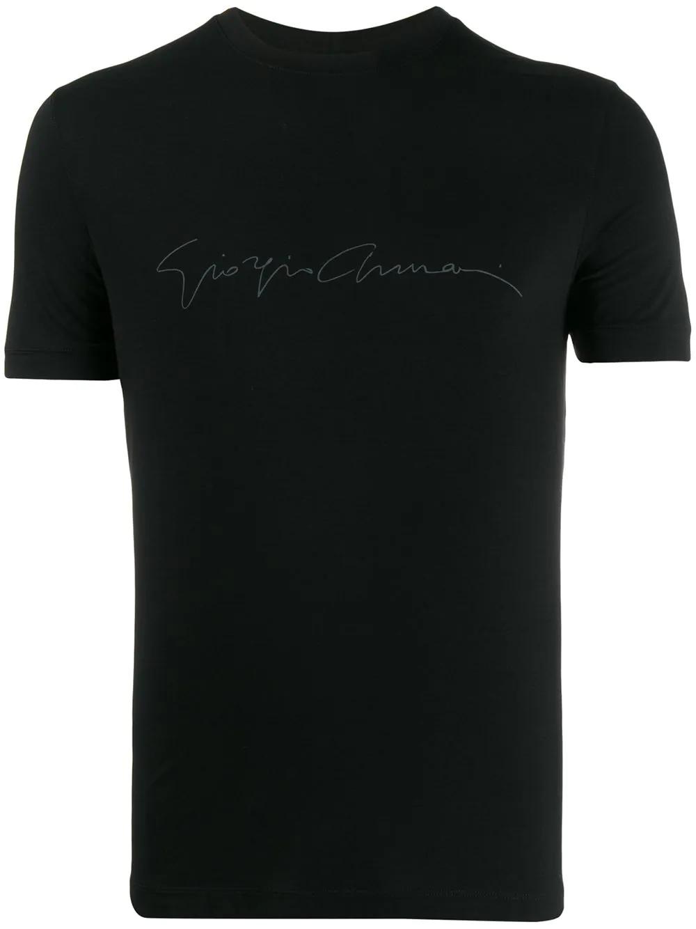 signature T-shirt by GIORGIO ARMANI