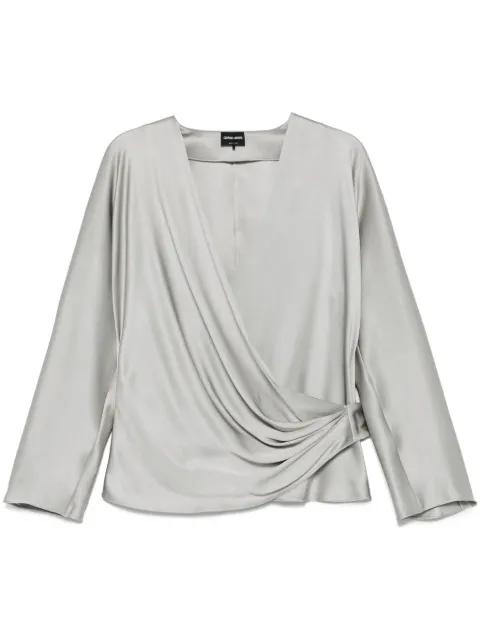 silk georgette blouse by GIORGIO ARMANI