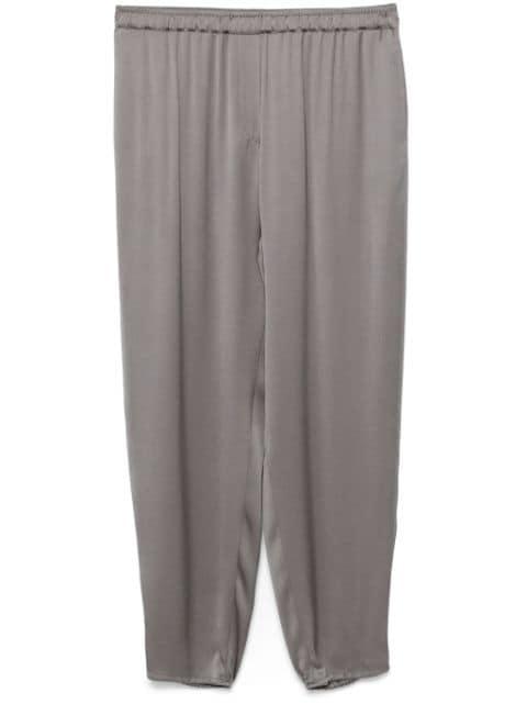 silk tapered trousers by GIORGIO ARMANI