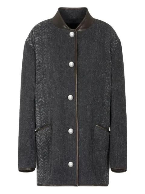 single-breasted coat by GIORGIO ARMANI