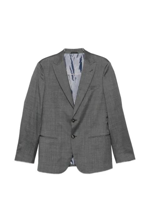 single-breasted notch-lapel suit by GIORGIO ARMANI