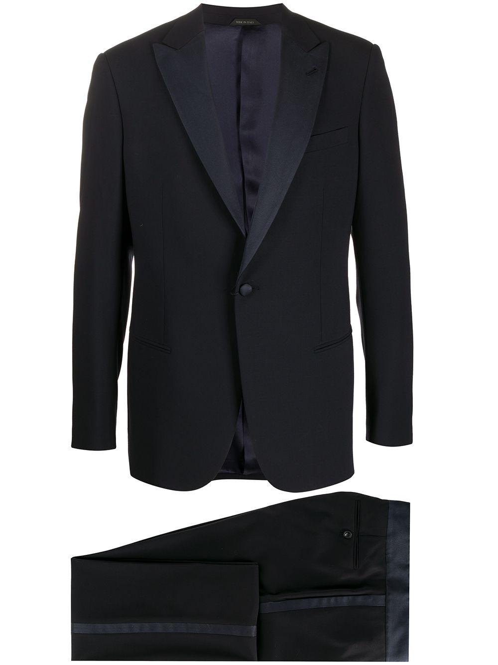 single-breasted wool suit by GIORGIO ARMANI