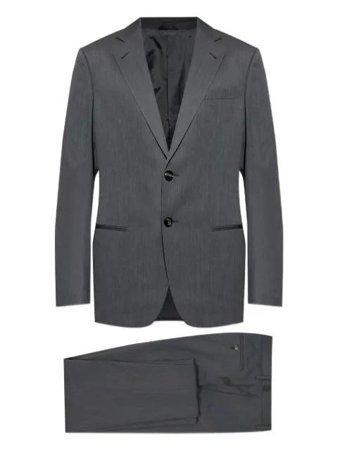 single-breasted wool suit by GIORGIO ARMANI