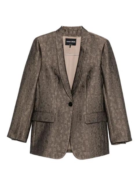 single-button blazer by GIORGIO ARMANI