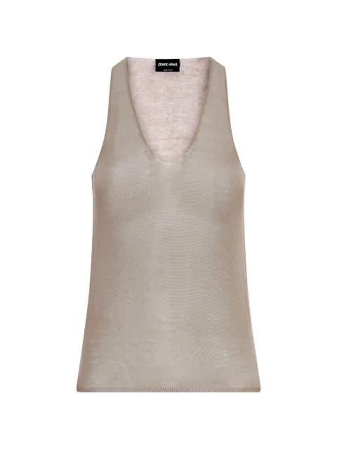 sleeveless top by GIORGIO ARMANI