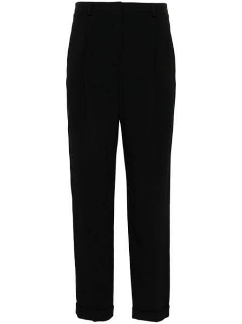straight-leg cady trousers by GIORGIO ARMANI