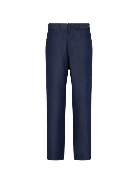 straight-leg tailored trousers by GIORGIO ARMANI