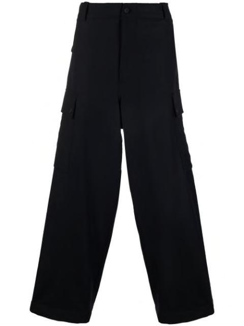 straight-leg wool trousers by GIORGIO ARMANI