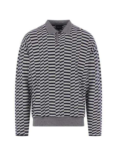 striped polo shirt by GIORGIO ARMANI