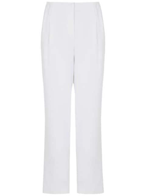 tailored straight-leg trousers by GIORGIO ARMANI