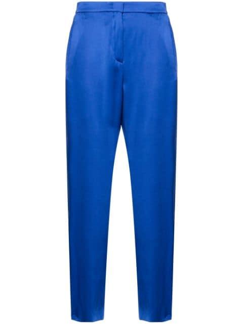 tapered silk trousers by GIORGIO ARMANI