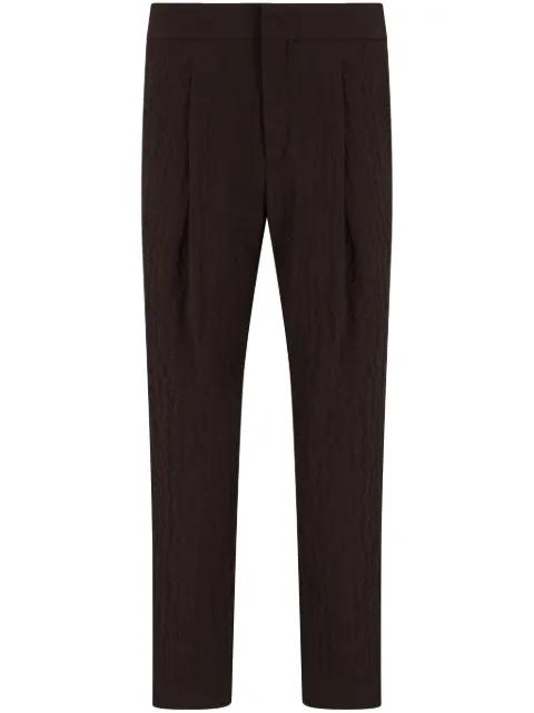 tapered trousers by GIORGIO ARMANI