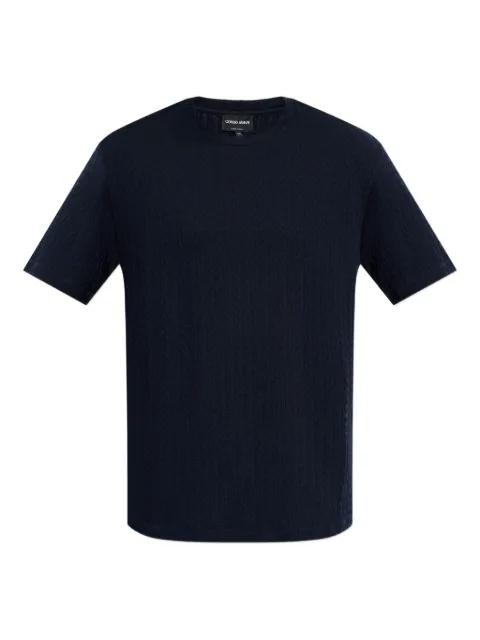textured T-shirt by GIORGIO ARMANI