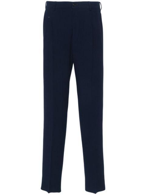 textured tapered trousers by GIORGIO ARMANI