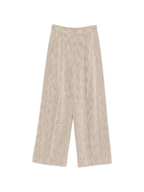 textured trousers by GIORGIO ARMANI