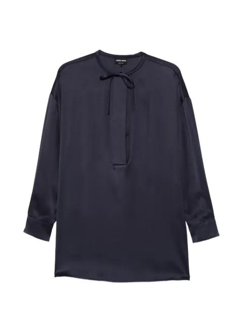 tie neck blouse by GIORGIO ARMANI