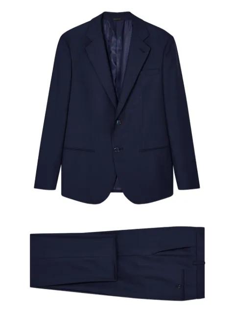 virgin wool single-breasted suit by GIORGIO ARMANI