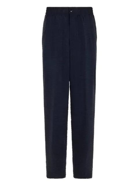 welt-pocket textured trousers by GIORGIO ARMANI