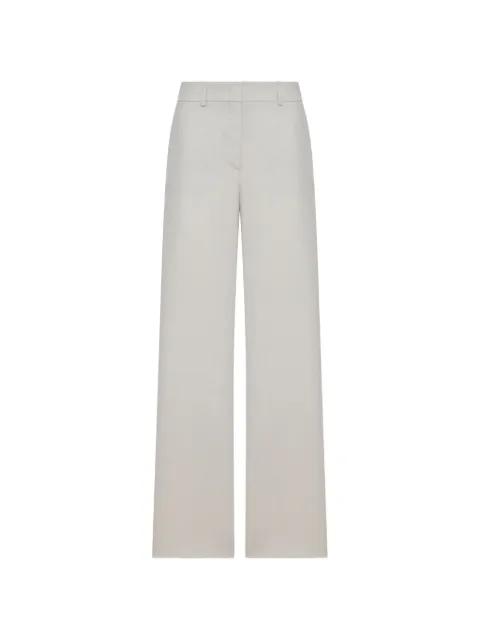 wide leg linen trousers by GIORGIO ARMANI