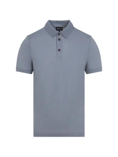wool polo shirt by GIORGIO ARMANI