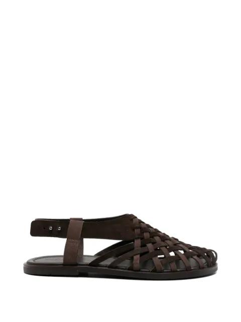 woven strap sandals by GIORGIO ARMANI