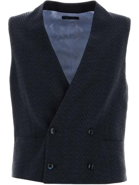 zigzag waistcoat by GIORGIO ARMANI
