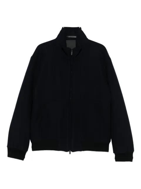 zip-front patch-pocket jacket by GIORGIO ARMANI