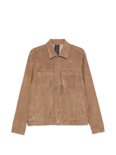 button-up leather jacket by GIORGIO BRATO
