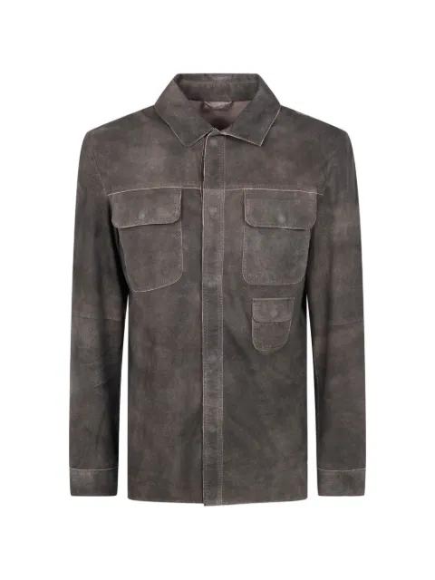 flap-pocket shirt by GIORGIO BRATO