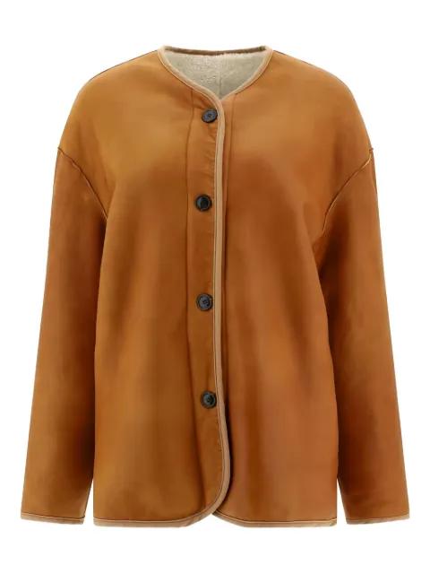 reversible shearling jacket by GIOVI