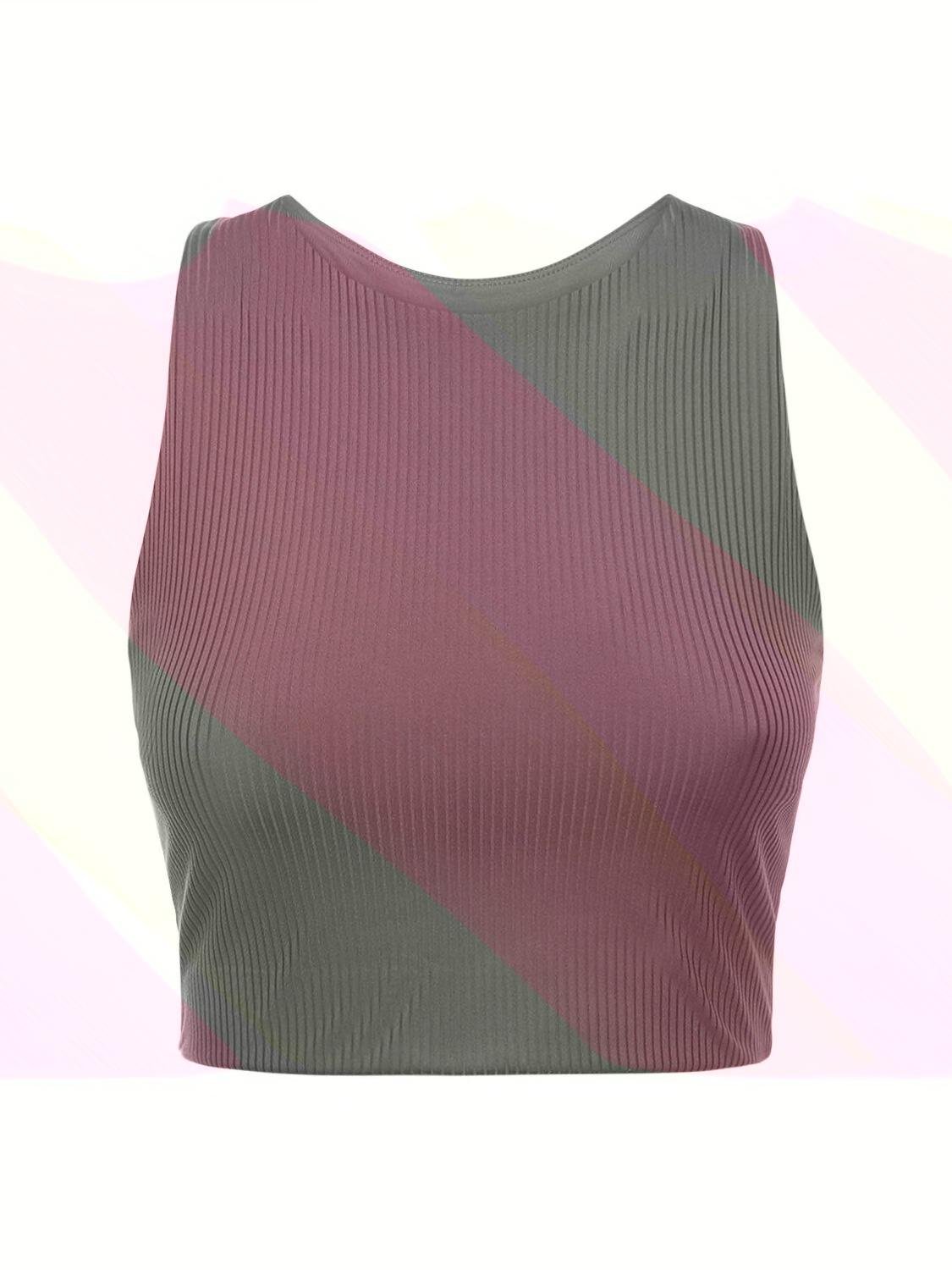 Dylan Ribbed Stretch Tech Bra Top by GIRLFRIEND COLLECTIVE