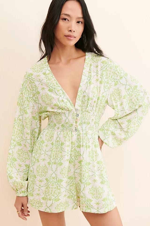 Girl & The Sun Millie Printed Romper by GIRL&THE SUN