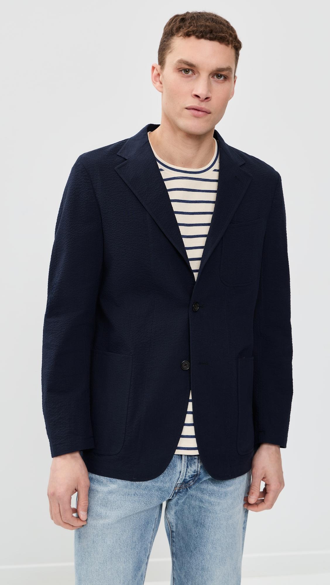 Seersucker Blazer by GITMAN VINTAGE