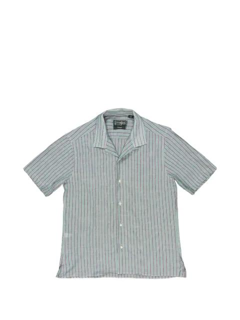 striped camp-collar shirt by GITMAN VINTAGE