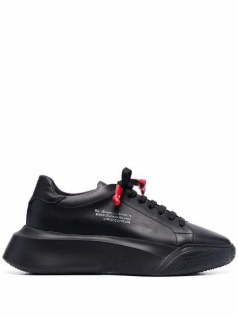 leather lace up sneakers by GIULIANO GALIANO