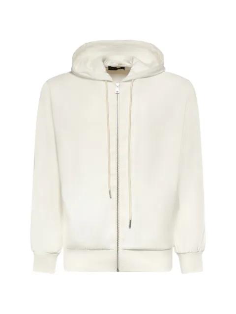 zip-up drawstring hoodie by GIULIANO GALIANO