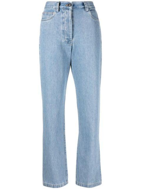 Thedan high-rise straight jeans by GIULIVA HERITAGE
