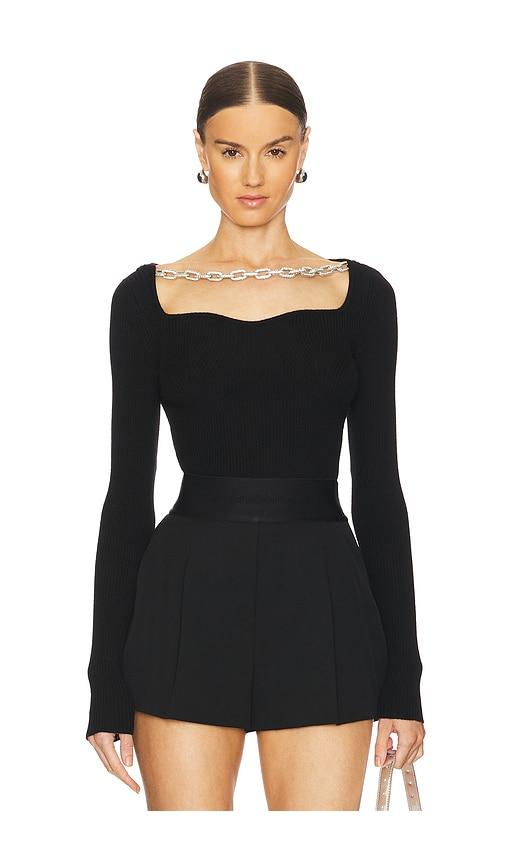 GIUSEPPE DI MORABITO Fitted Sweater in Black by GIUSEPPE DI MORABITO GIUSEPPE DI MORABITO Fitted Sweater in Black by GIUSEPPE DI MORABITO