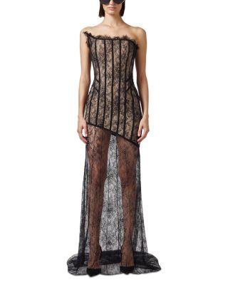 Lace Bustier Long Dress by GIUSEPPE DI MORABITO