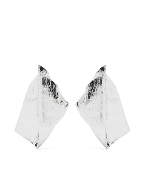 abstract-shape earrings by GIUSEPPE DI MORABITO