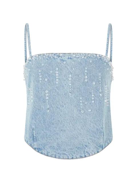 beaded sleeveless top by GIUSEPPE DI MORABITO