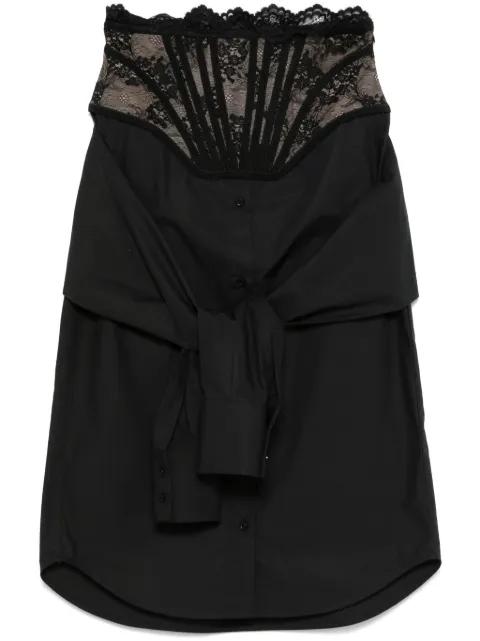 corset-detail midi skirt by GIUSEPPE DI MORABITO