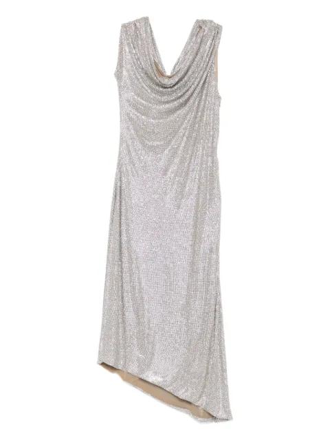 cowl-neck chainmail dress by GIUSEPPE DI MORABITO