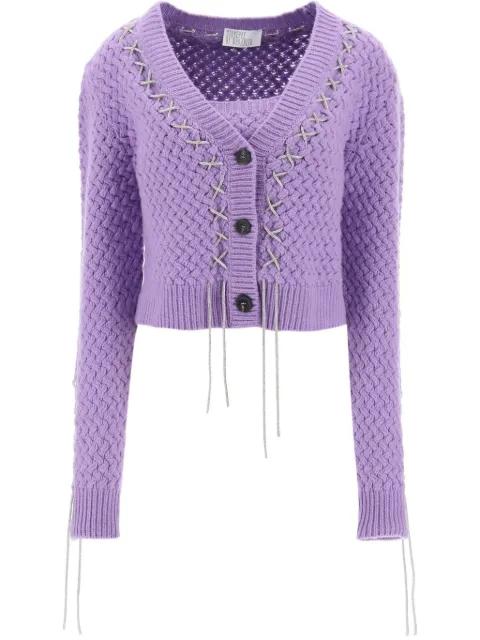 cropped cardigan by GIUSEPPE DI MORABITO