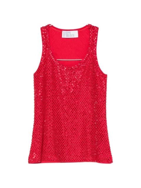 crystal-embellished tank top by GIUSEPPE DI MORABITO