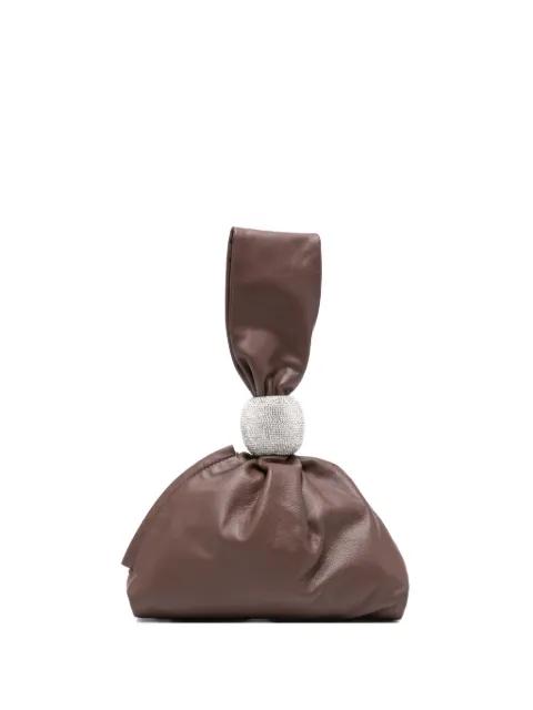crystal-embellished tote bag by GIUSEPPE DI MORABITO